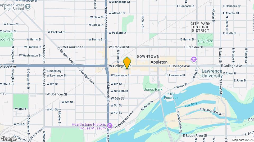 119 S Walnut St Map and Location Details