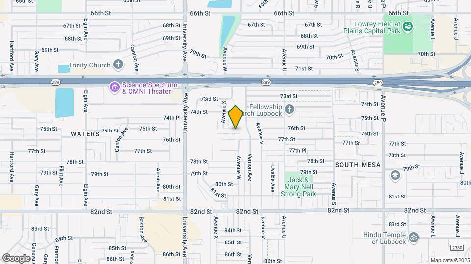 2301 76th St Map and Location Details