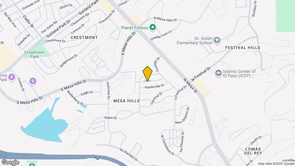 308 Cabaret Dr Map and Location Details