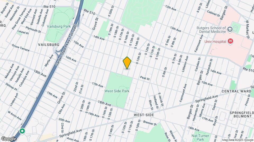 523 S 14th St Map and Location Details