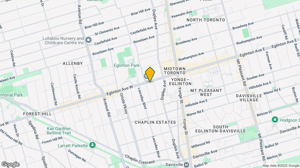 115 Eglinton Ave W Map and Location Details