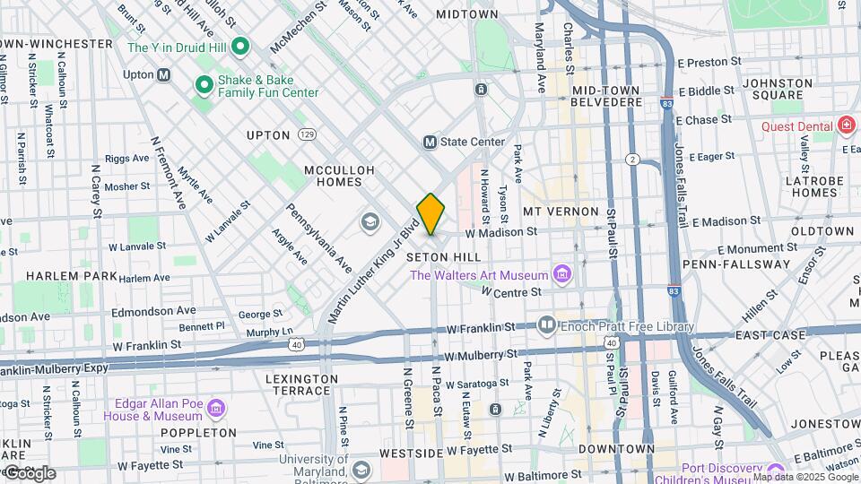 437 Orchard St Map and Location Details