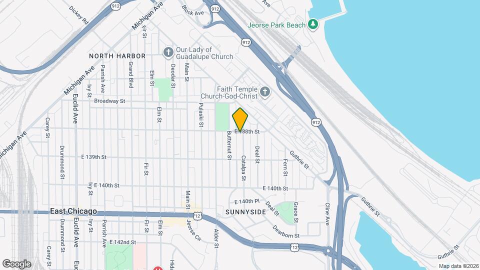 3802 Catalpa St Mapa y Detalles de la Ubicación