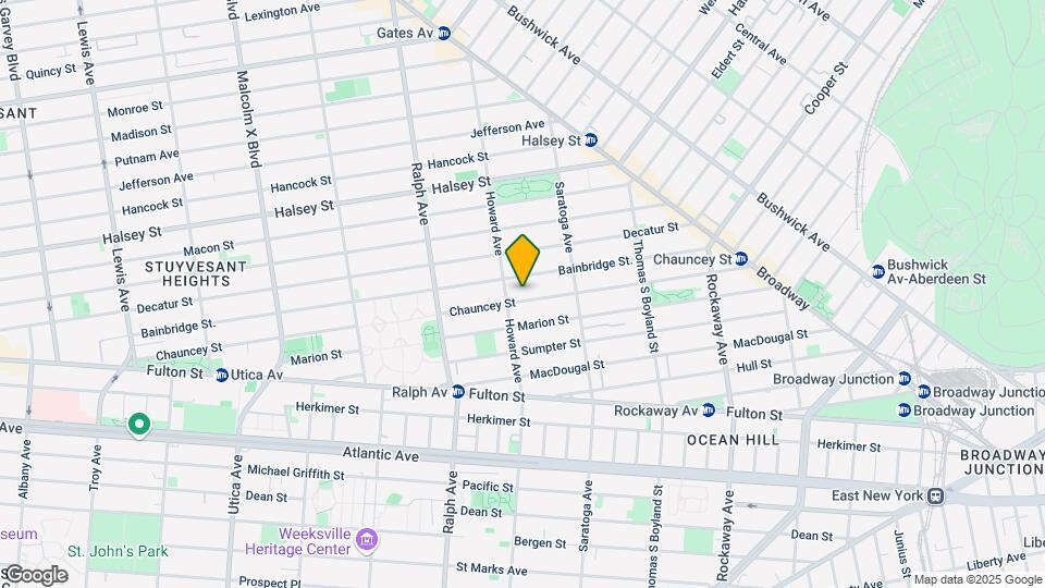 383 Chauncey St Map and Location Details