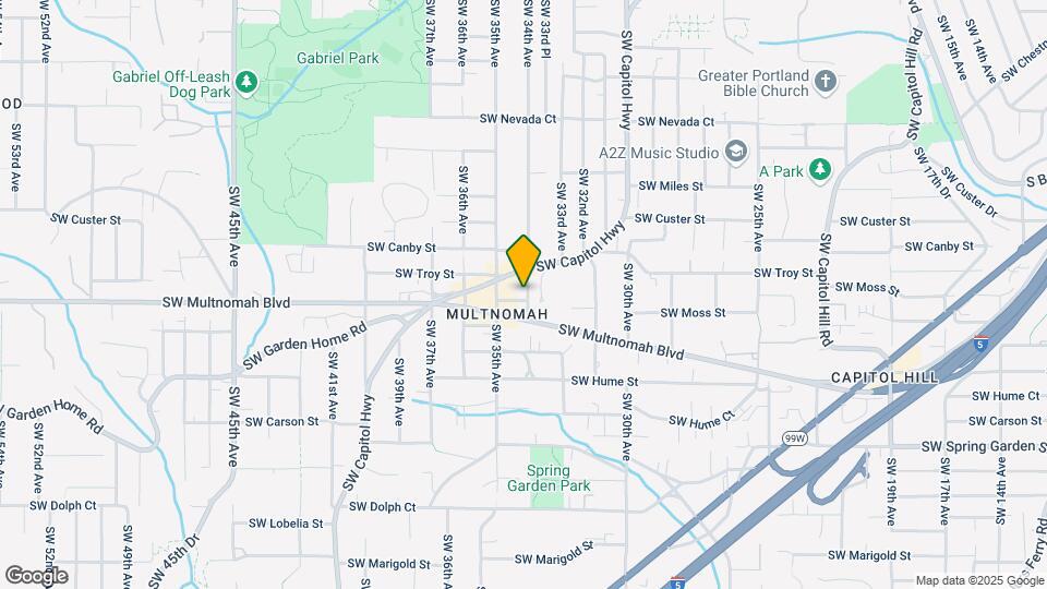 3413 SW Moss St Map and Location Details