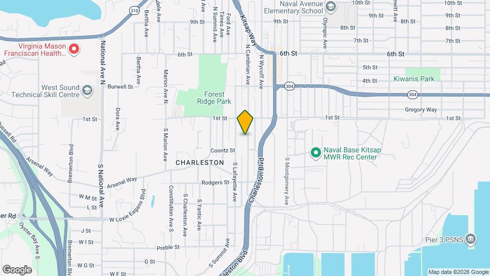 125 S Cambrian Ave Mapa y Detalles de la Ubicación