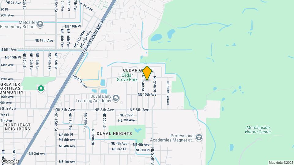 1120 NE 24th Terrace Map and Location Details