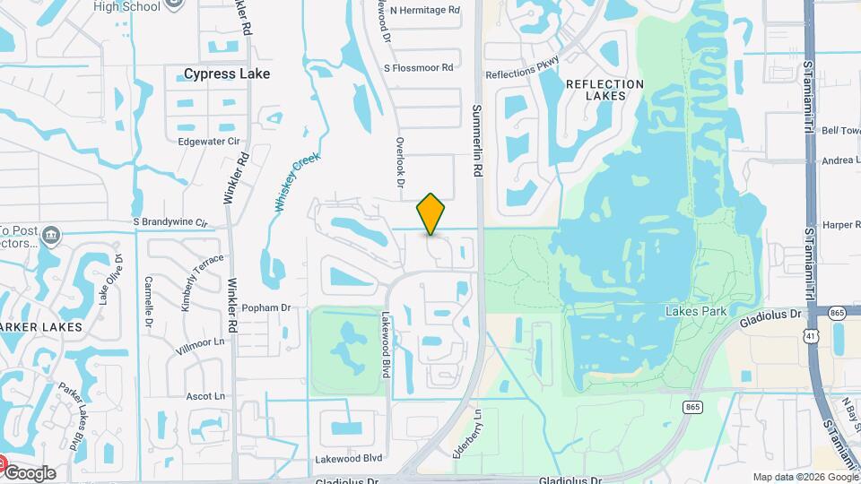 14463 Cypress Trace Ct Map and Location Details