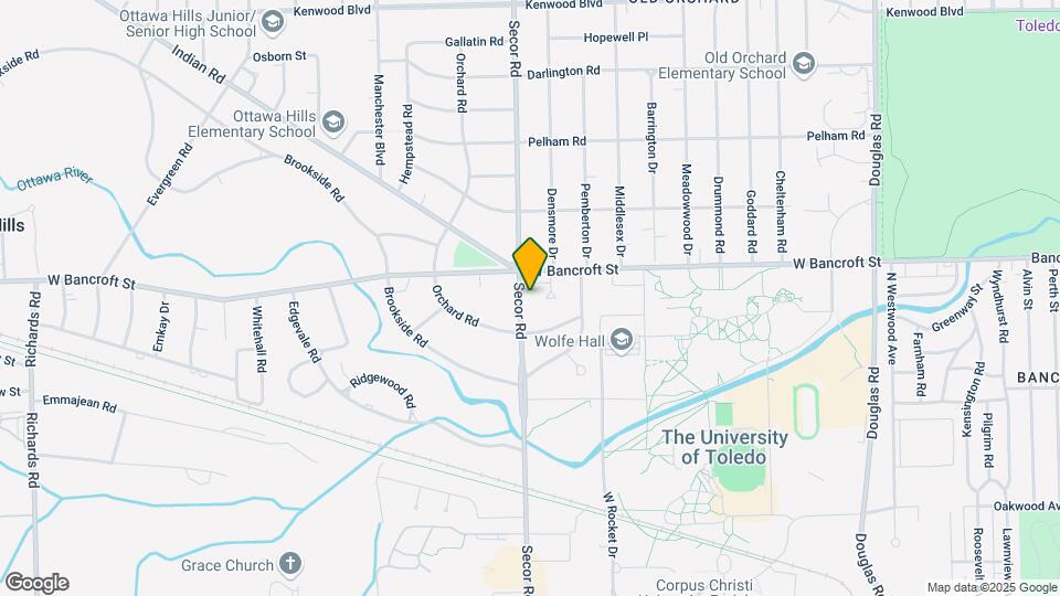 2136 Secor Rd Map and Location Details
