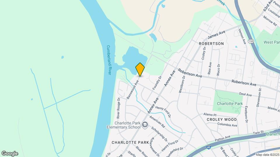 604 Basswood Ave Map and Location Details