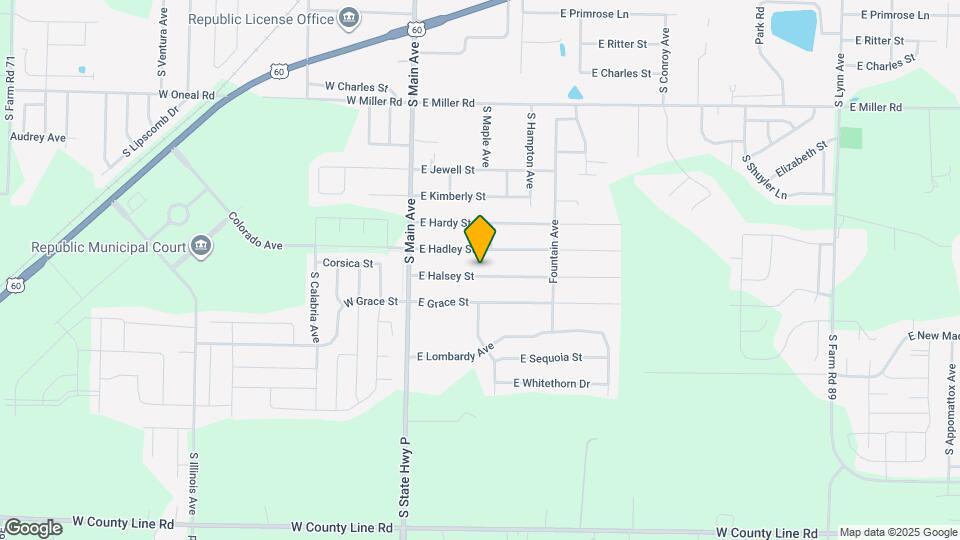 213 E Halsey St Map and Location Details