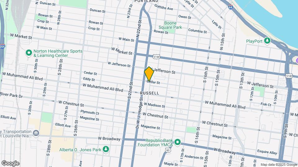 418 S 20th St Map and Location Details