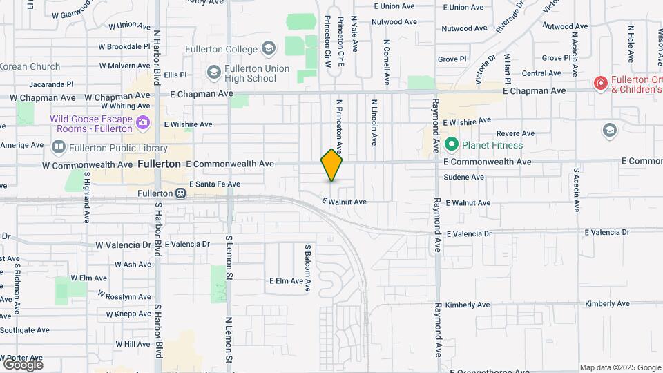 133 S Princeton Ave Map and Location Details