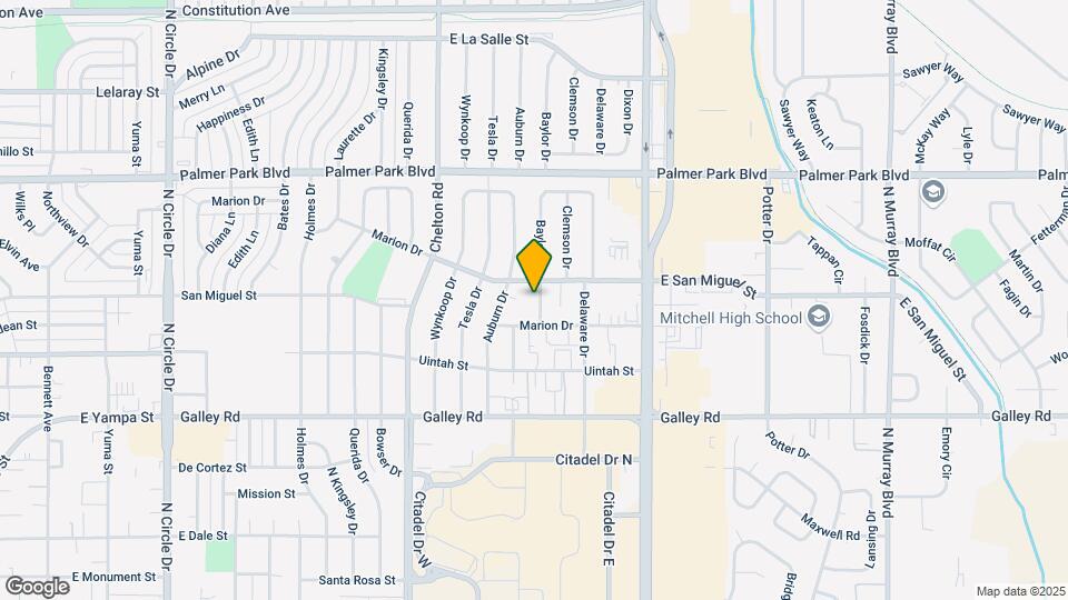 1238 Baylor Dr Map and Location Details