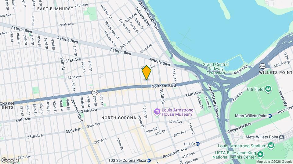 32-60 106th St Map and Location Details