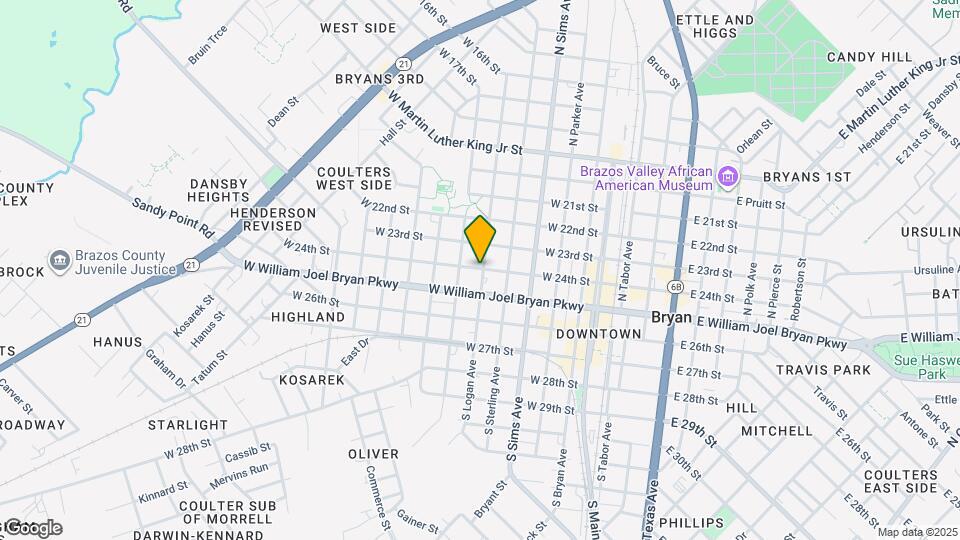 601 W 24th St Map and Location Details