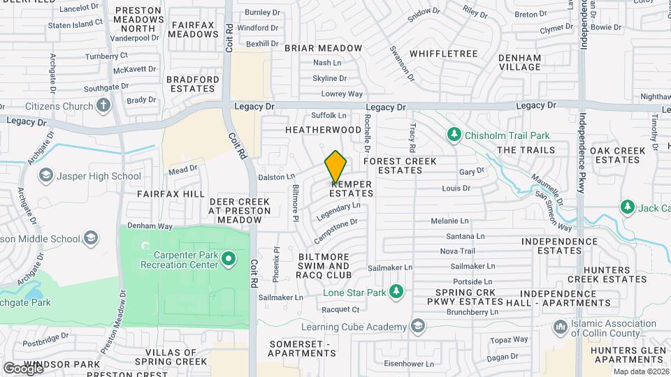 3817 Dutton Dr Mapa y Detalles de la Ubicación