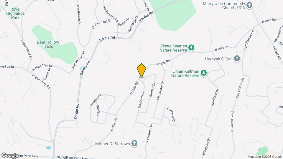 3525 Burnett Dr Map and Location Details