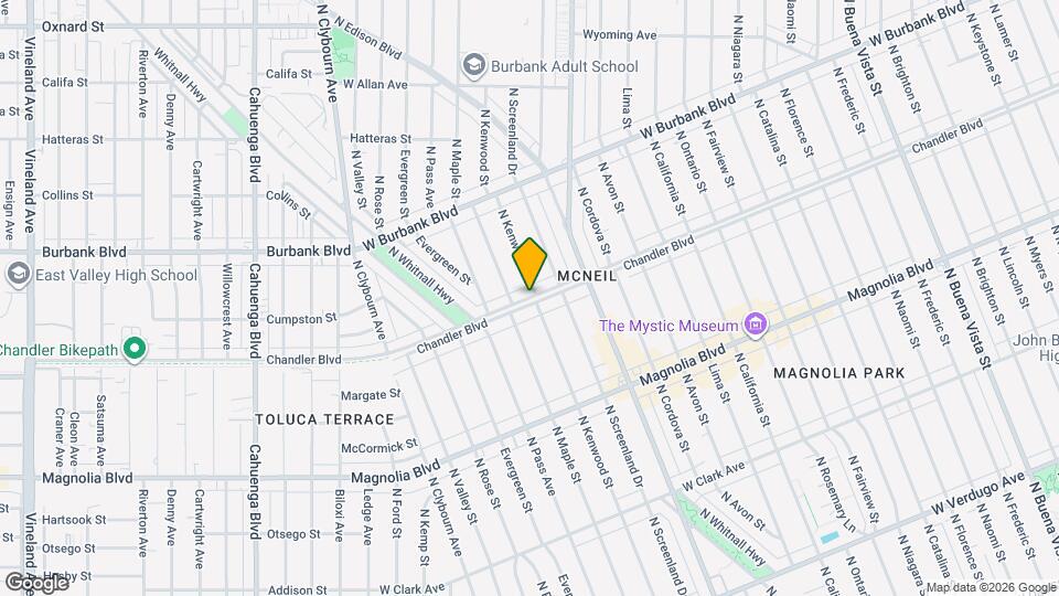 3909 W Chandler Blvd Mapa y Detalles de la Ubicación