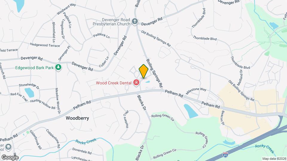 106 Waterford Park Dr Map and Location Details