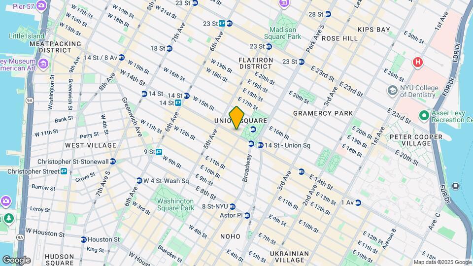 6 E 14th St Map and Location Details