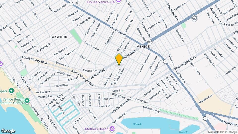 2310 1/2 Pisani Pl Map and Location Details