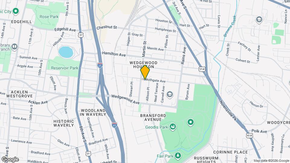 517B Southgate Ave Map and Location Details