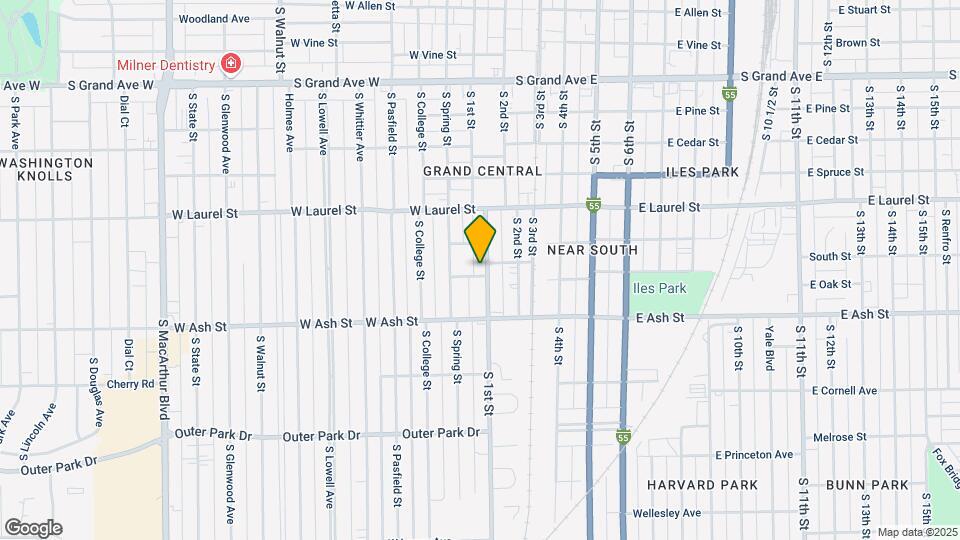 1829 S First St Mapa y Detalles de la Ubicación