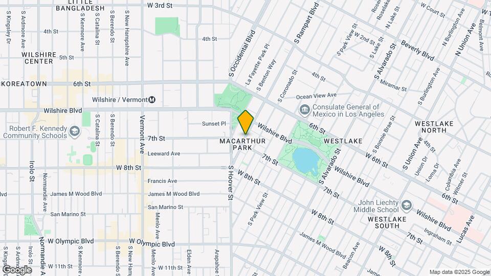 684 S Rampart Blvd Map and Location Details