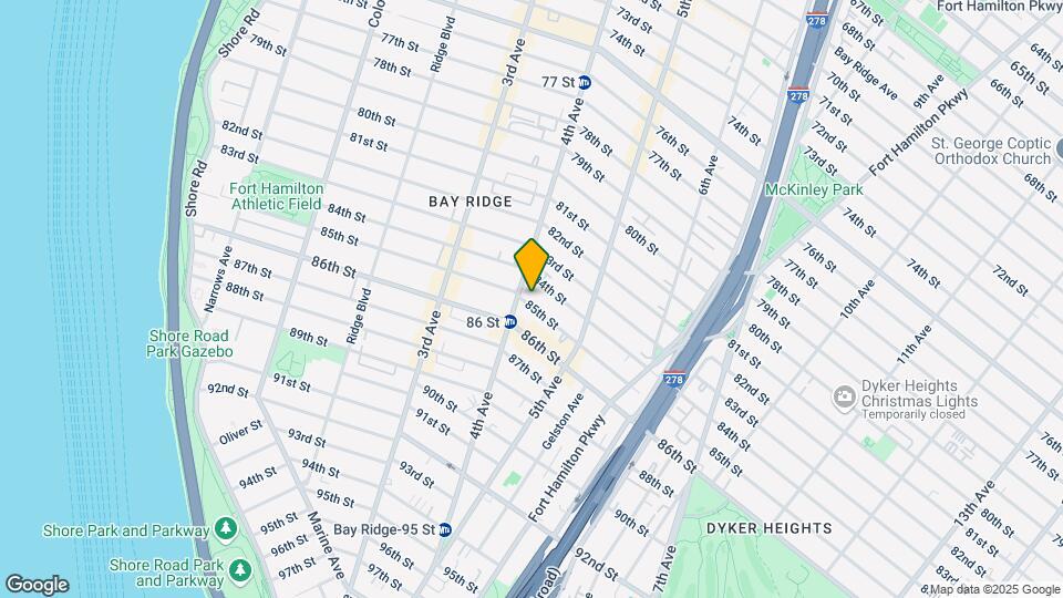 411 85th St Map and Location Details