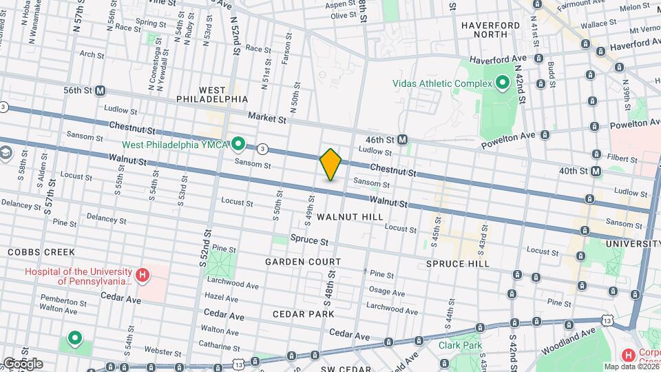 4821 Walnut St Map and Location Details