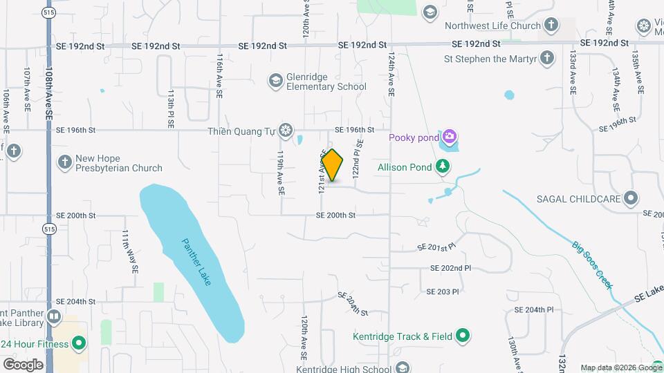 12111 SE 198th Pl Map and Location Details