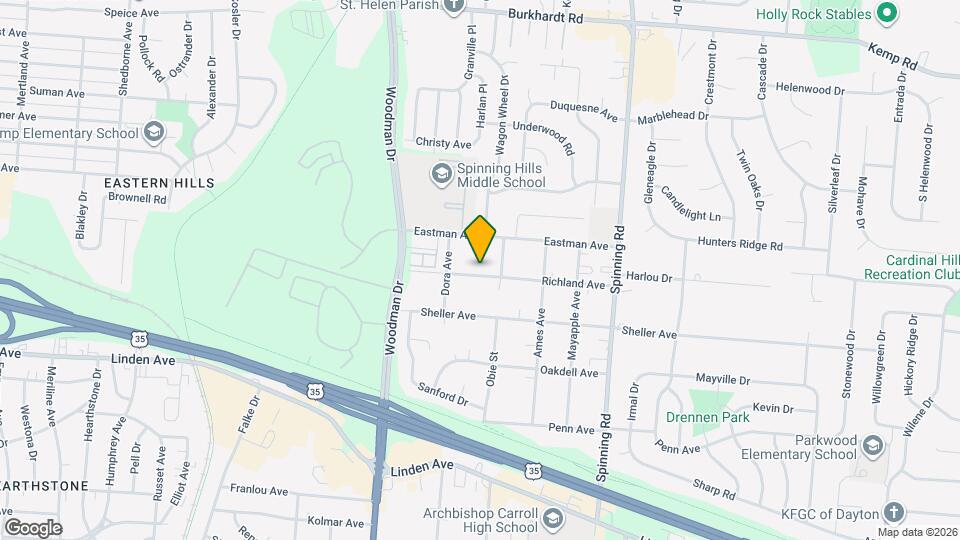 4337 Richland Ave Map and Location Details