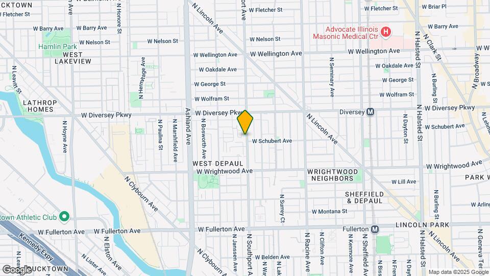 2700 N Southport Ave Mapa y Detalles de la Ubicación