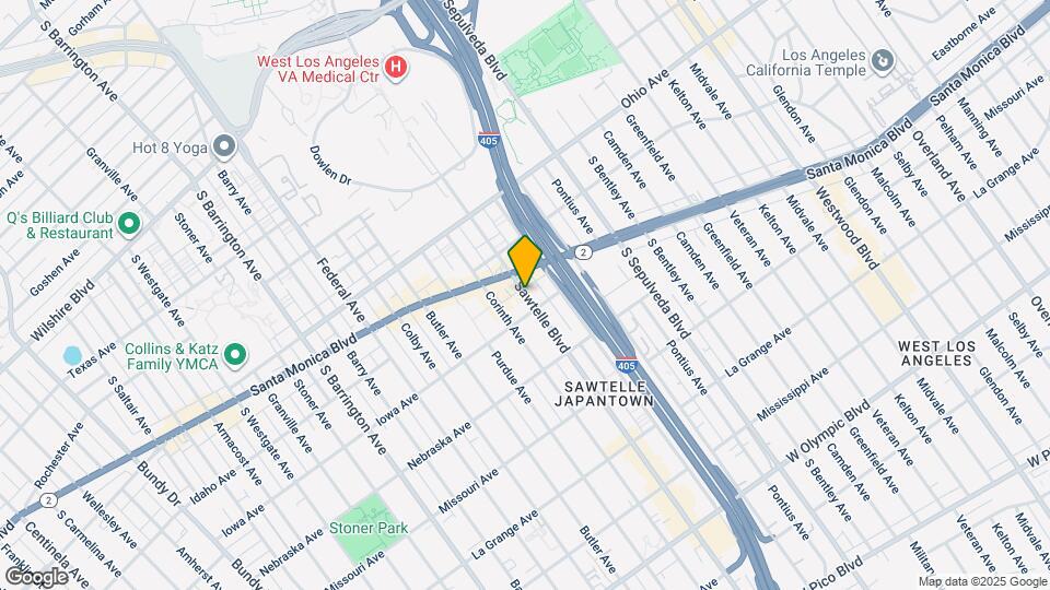 1661 Sawtelle Blvd Map and Location Details