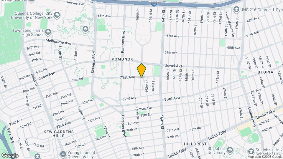 71-07 Sutton Pl Map and Location Details