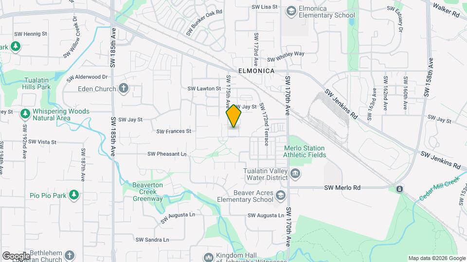 1554 SW 175th Ave Map and Location Details