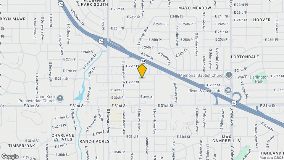 3707 E 29th St Map and Location Details