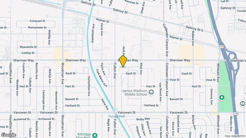13225 Gault St Map and Location Details