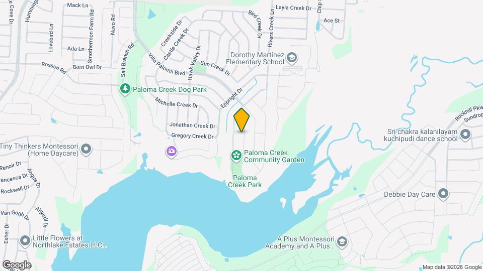 1820 Christopher Creek Dr Map and Location Details