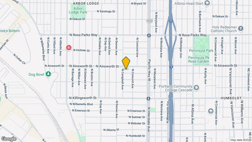 1815 N Simpson St, Unit B Map and Location Details