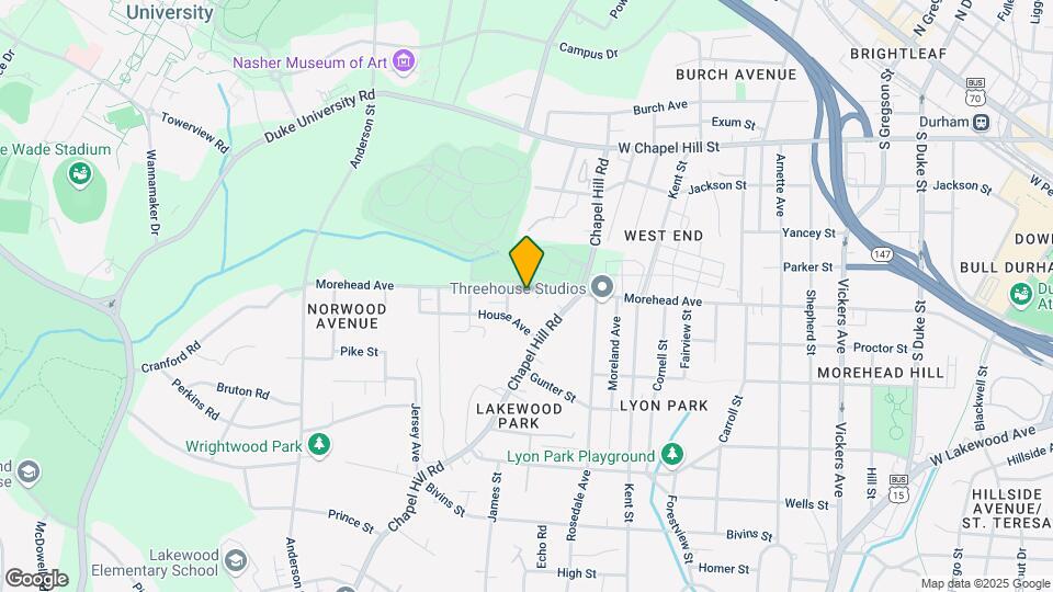1745 Morehead Ave Map and Location Details