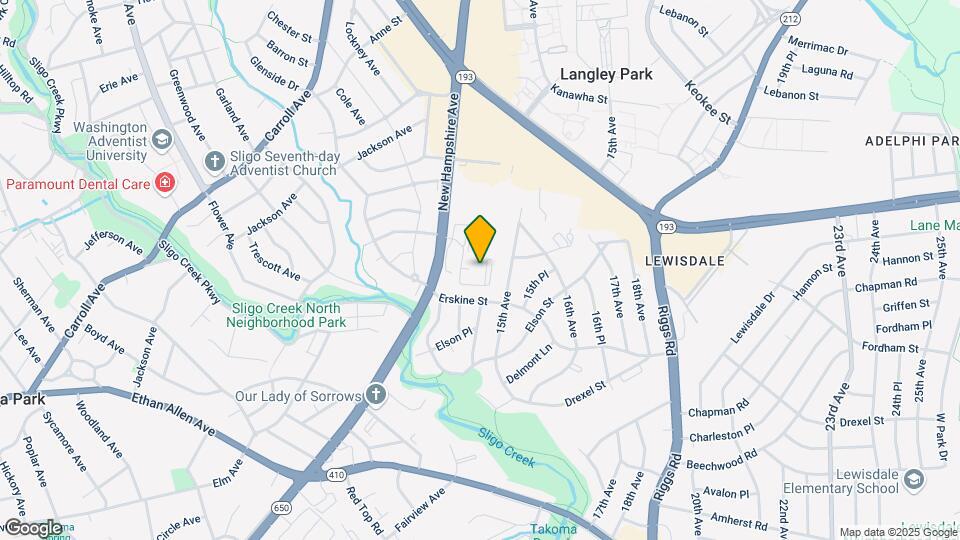 Takoma Overlook Condominium Map and Location Details