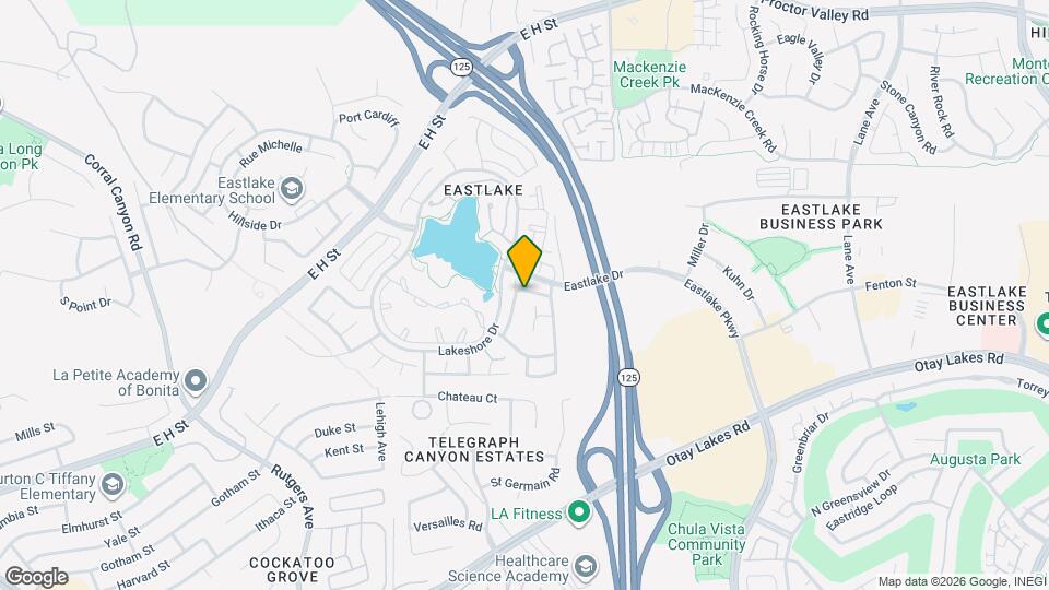 2136 Waterside Dr Mapa y Detalles de la Ubicación