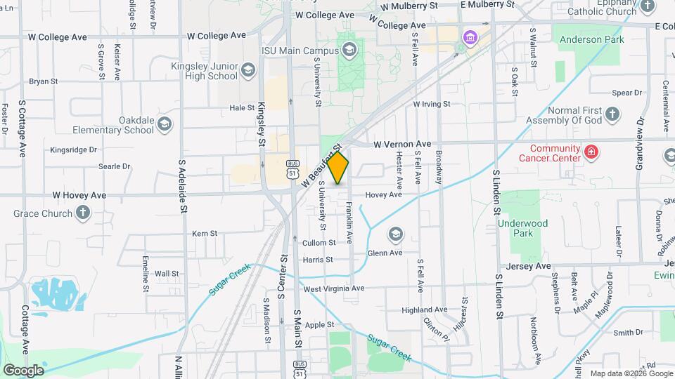 603 W Hovey Ave, Unit 603 Hovey Map and Location Details