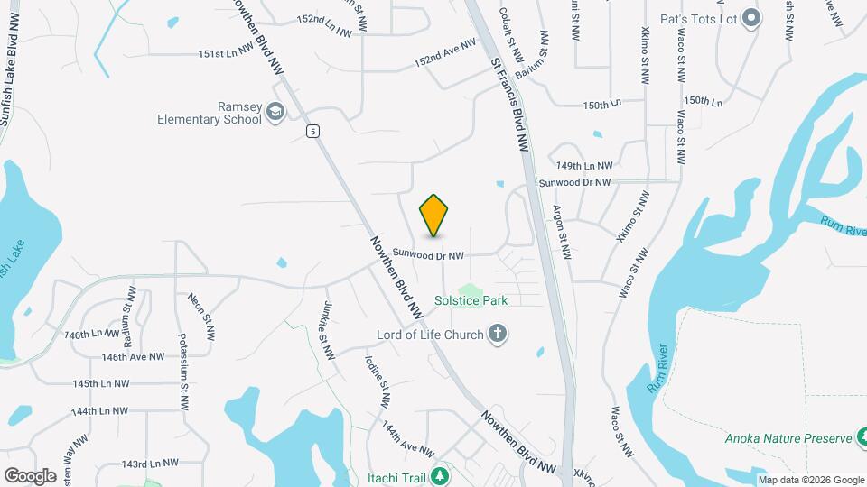 14780 Fluorine St NW Map and Location Details