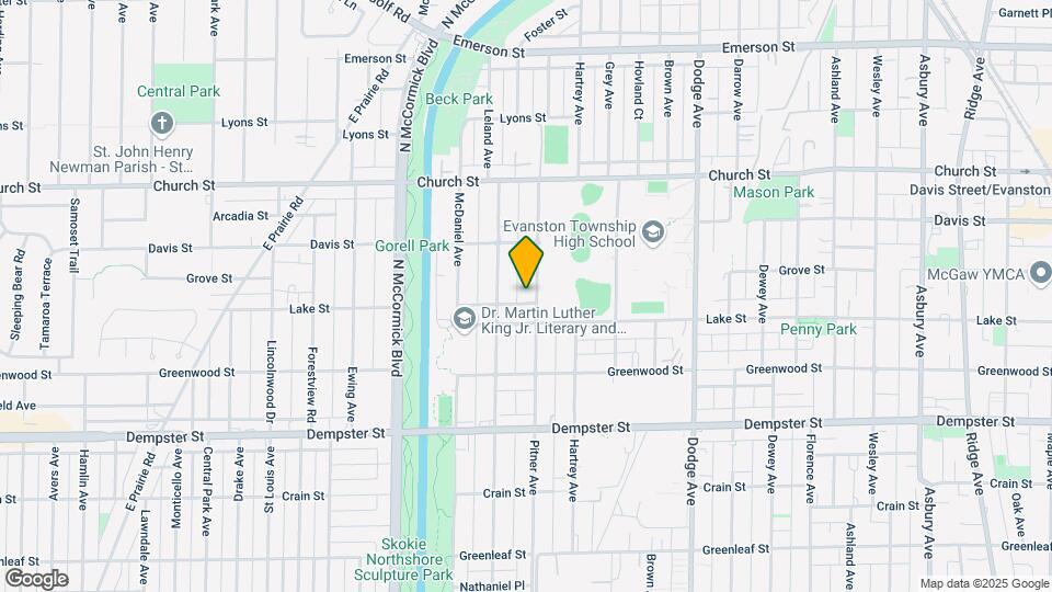 1504 Pitner Ave Map and Location Details