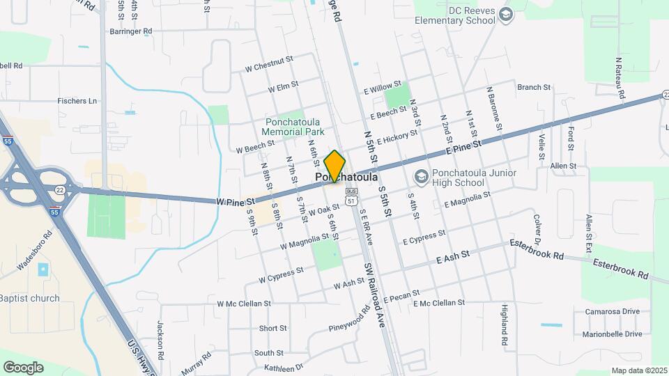 155 W Pine St, Unit Apartment 4 Mapa y Detalles de la Ubicación