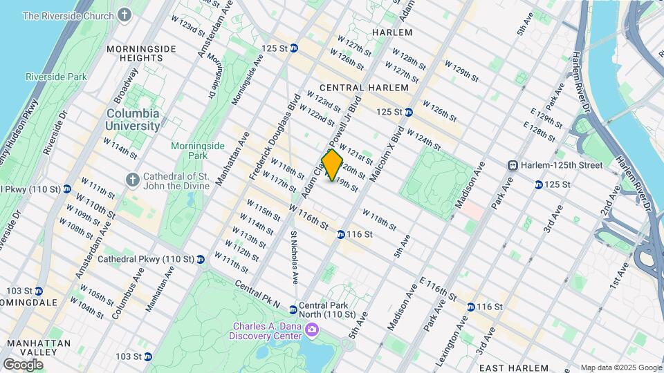 137 W 118th St Map and Location Details