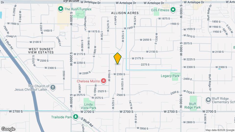 2277 Allison Way Mapa y Detalles de la Ubicación